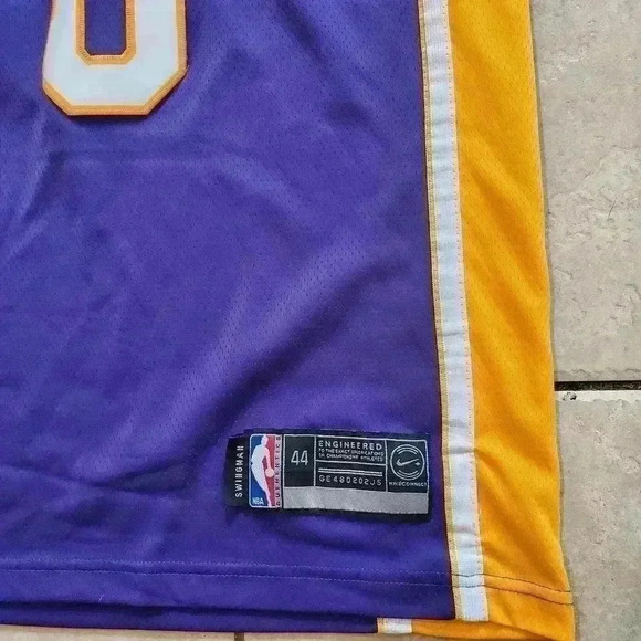 Nike Kyle Kuzma Los Angeles Lakers #0 NBA Jersey - Mens 44 LG - Picture 3 of 3